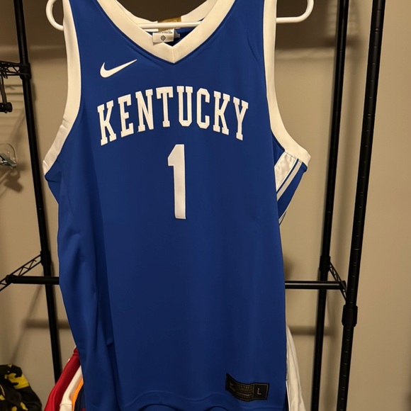 Nike Blue and White Kentucky Basketball Game Jersey